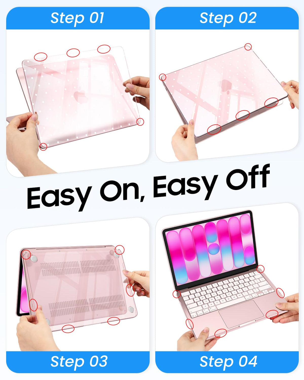 FINTIE Case for MacBook Pro 14 inch M5 2026/M4 2025/M3 2024/M2 2023/M2 2021