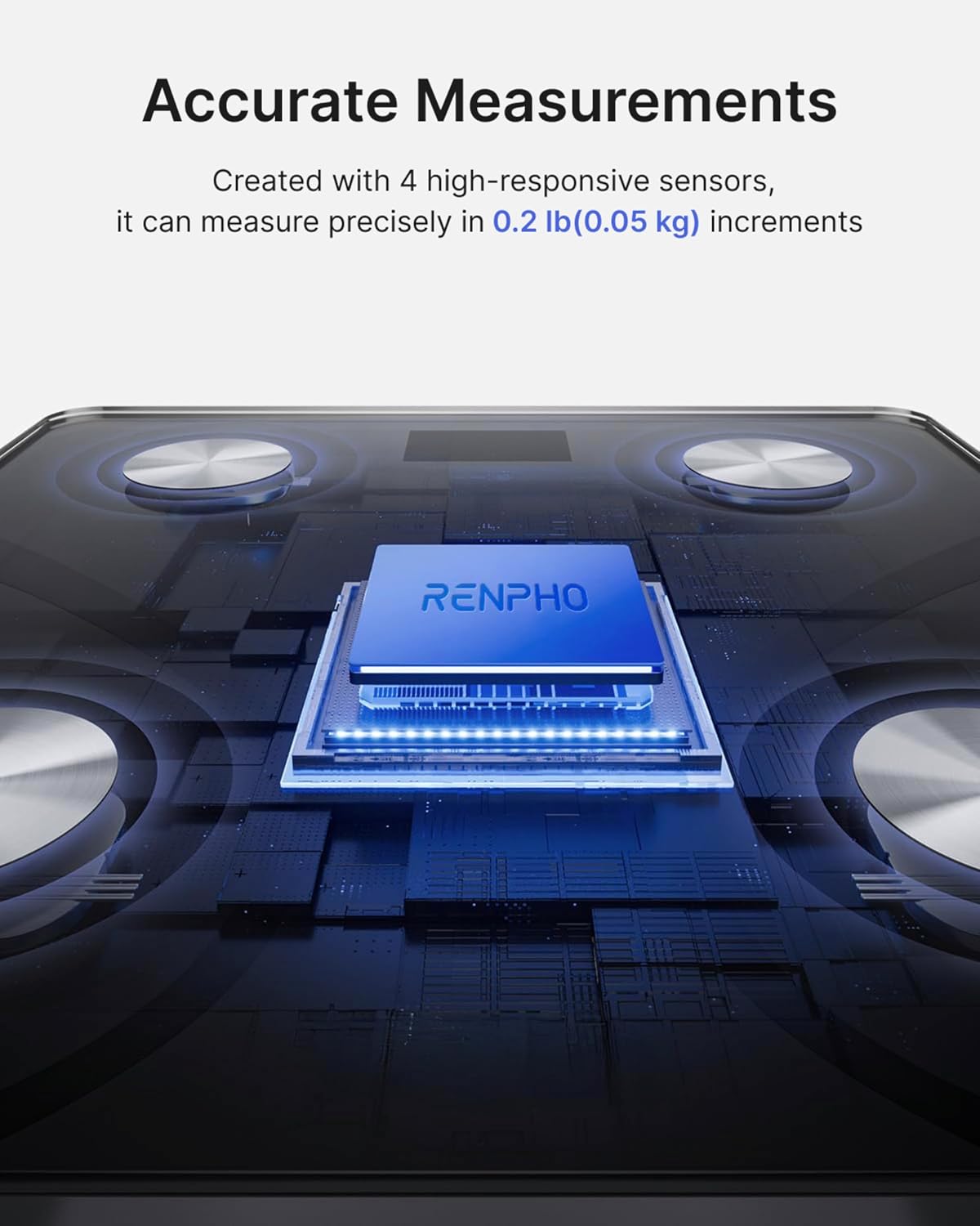 RENPHO Scales for Body Weight with App, 13 Body Metrics Tracking, Elis 1