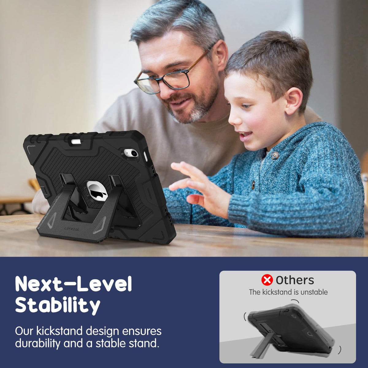 FINTIE Kid-Friendly Case for iPad (A16) 11th Gen 11 Inch, iPad 10th Gen