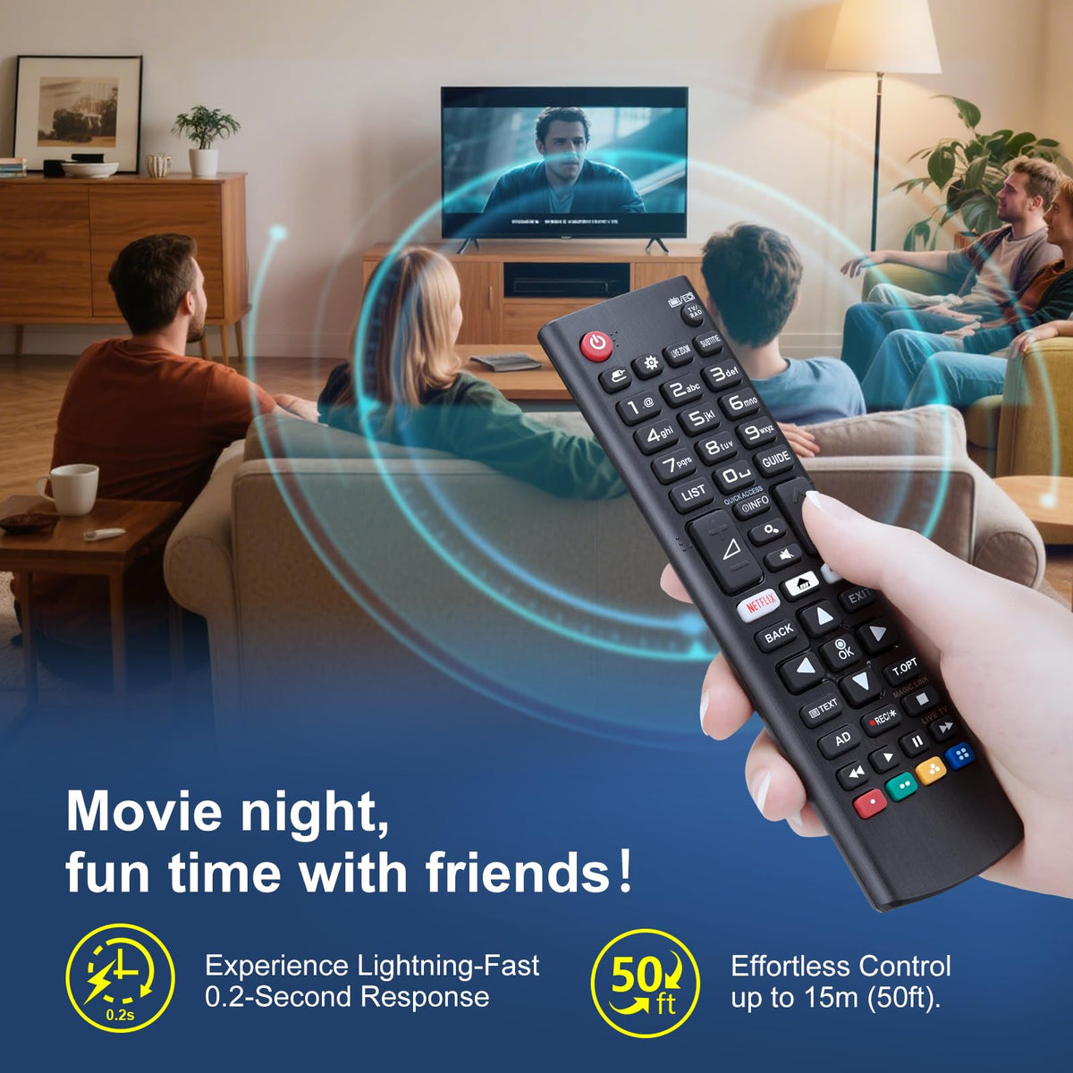 Universal for Samsung TV Remote Replacement【2 Pack】