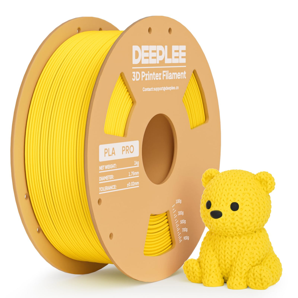 DEEPLEE PLA Filament 1.75mm PLA Pro White*1