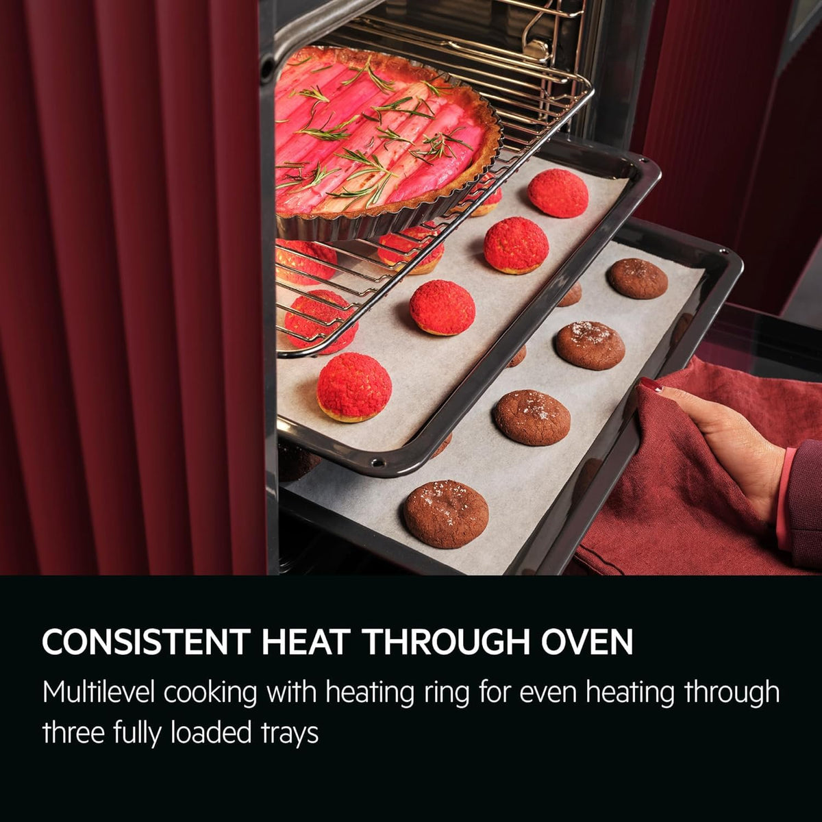 AEG Built-in Oven BEX535A61B, 72 L, Class A, Black