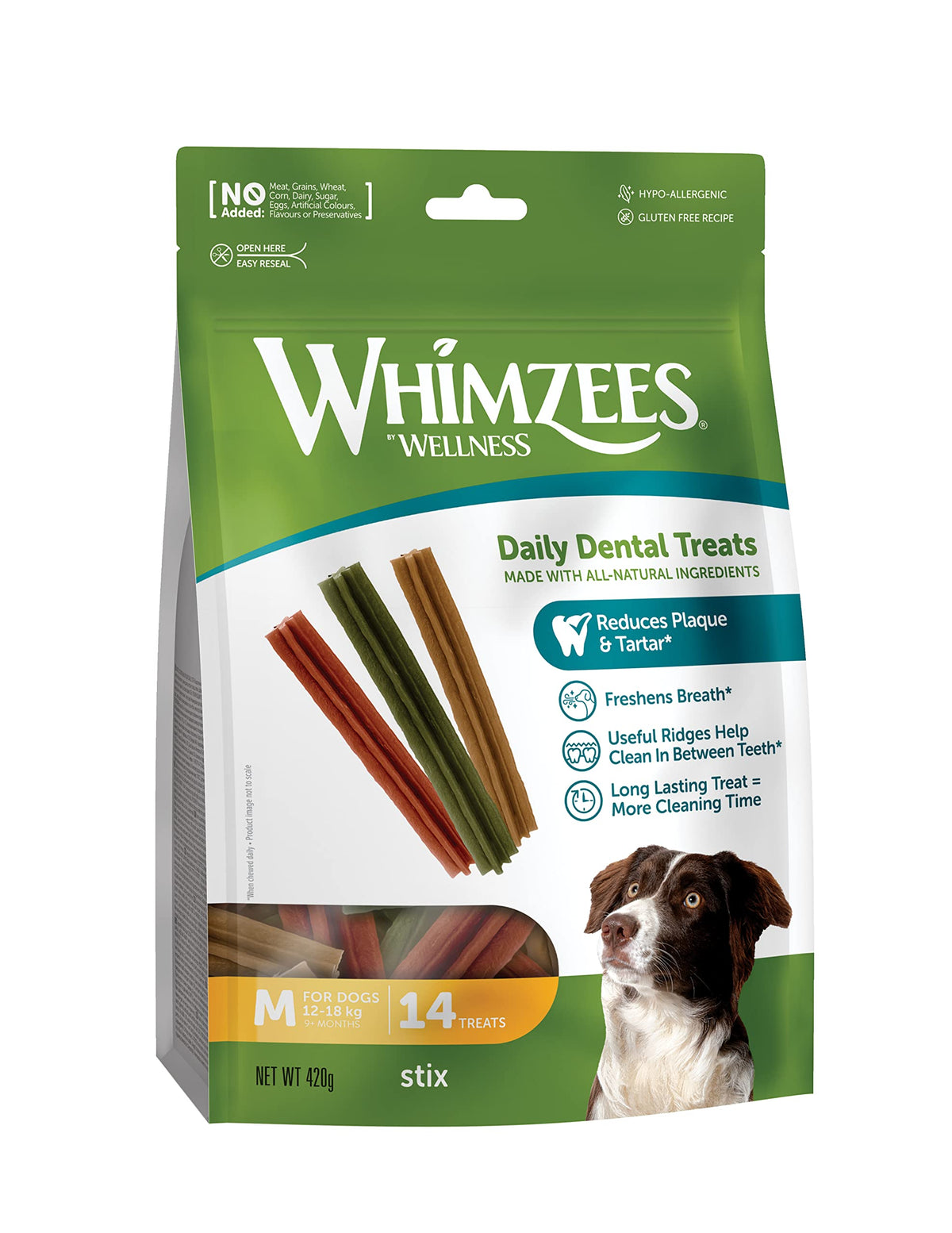 WHIMZEES Stix S, 28 Pieces – Size S