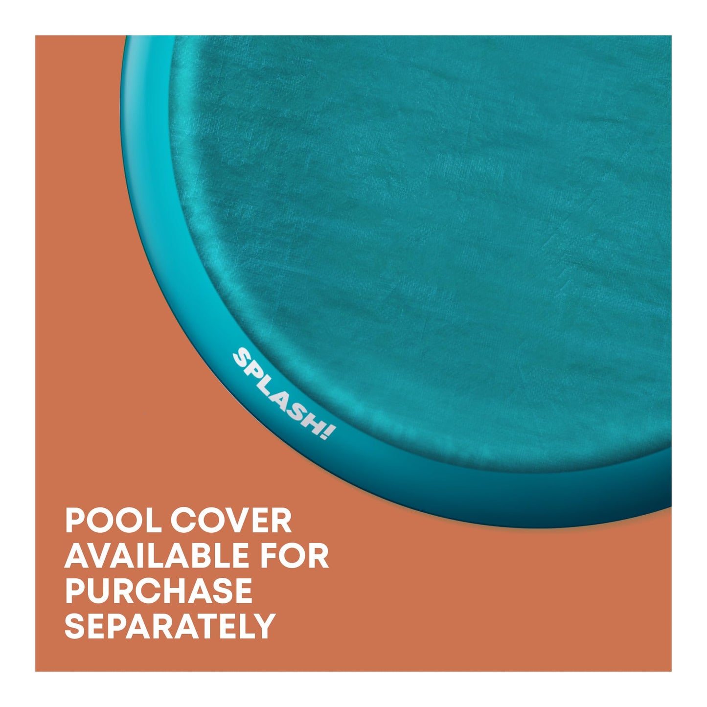SPLASH! 6ft Inflatable Swimming Pool - Quick Set Inflatable Pool Garden with Double Vinyl Wall, Hose Adaptor, Safety Valve & Repair Patches - Outdoor Paddling Pool for Kids and Adults