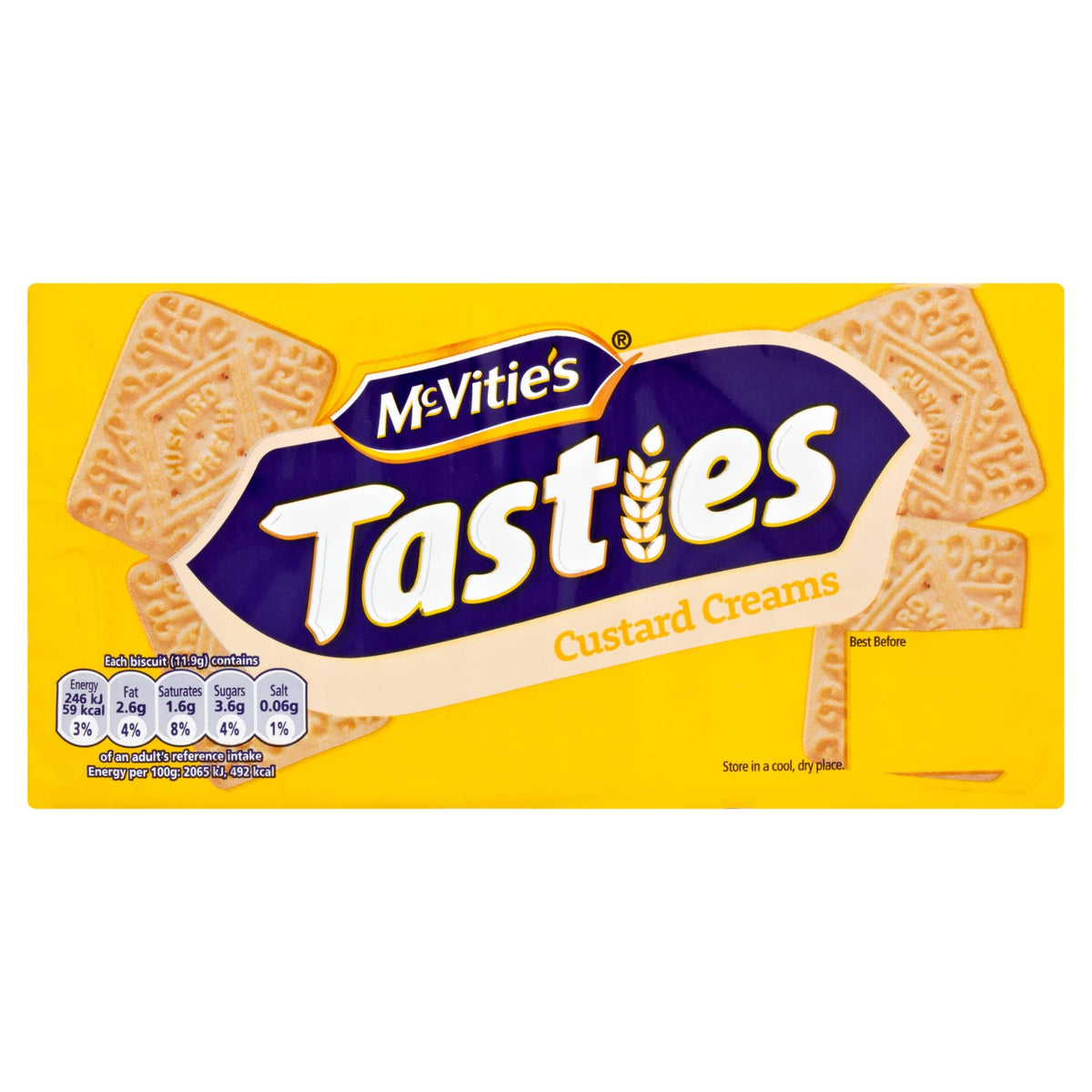 McVitie's Tasties Rich Tea Finger Biscuits, 250 g (Pack of 1)