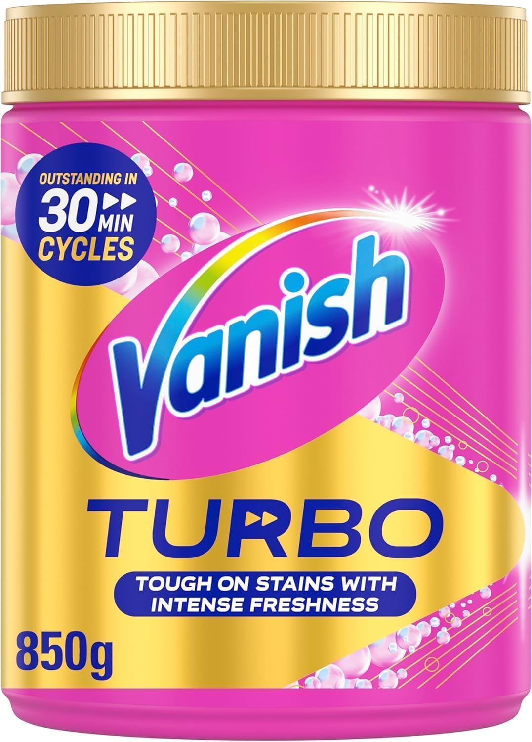 Vanish Turbo Fast Acting Stain Remover Powder (2 x 470g) 940g