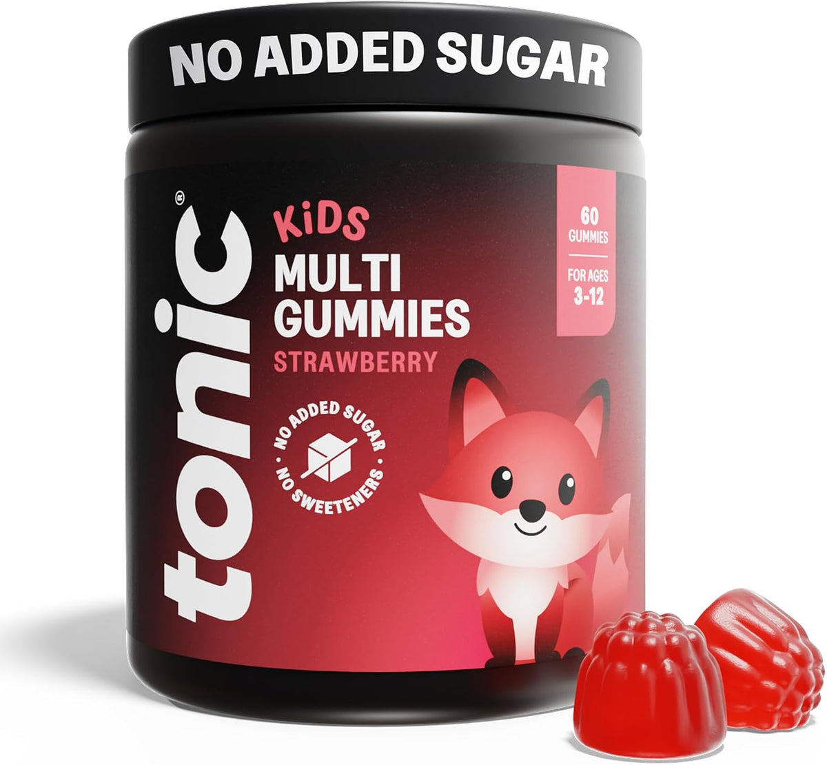 Tonic Health Kids Multivitamin Gummies - 14 in 1 - Strawberry (60 Count)