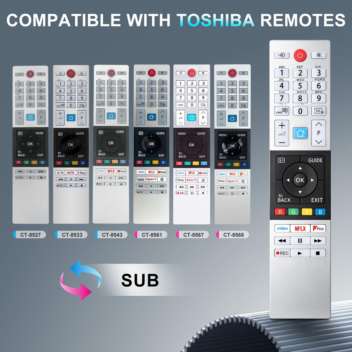 Universal-for-Samsung-Smart-TV-Remote, for Samsung Curved Qled Frame 4K TV