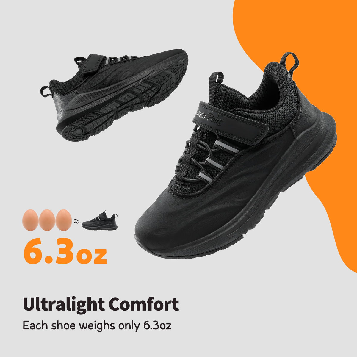 DREAM PAIRS Waterproof Boys Fashion Trainers