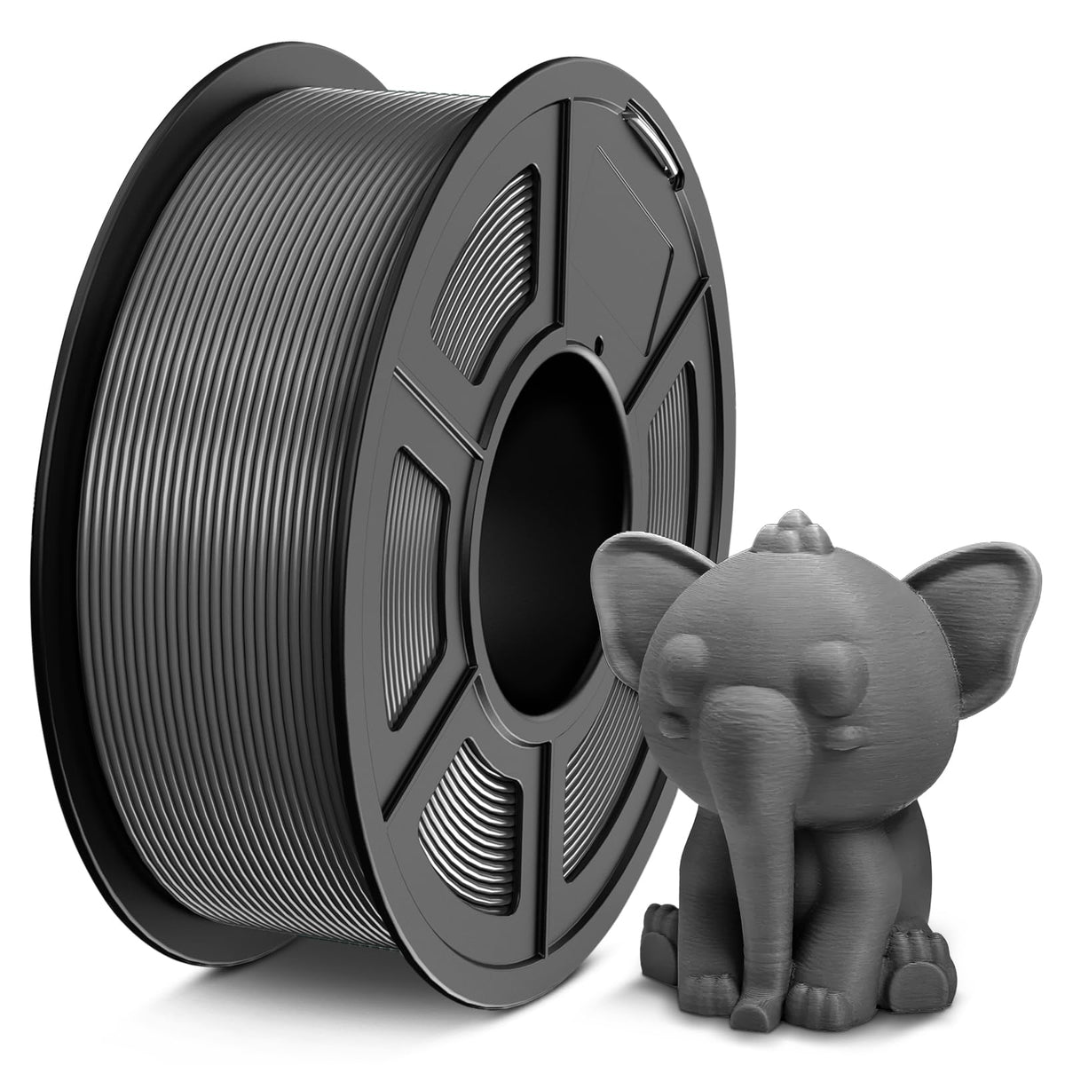 TECBEARS PETG Filament 1.75mm Black 1KG, High Strength & Toughness