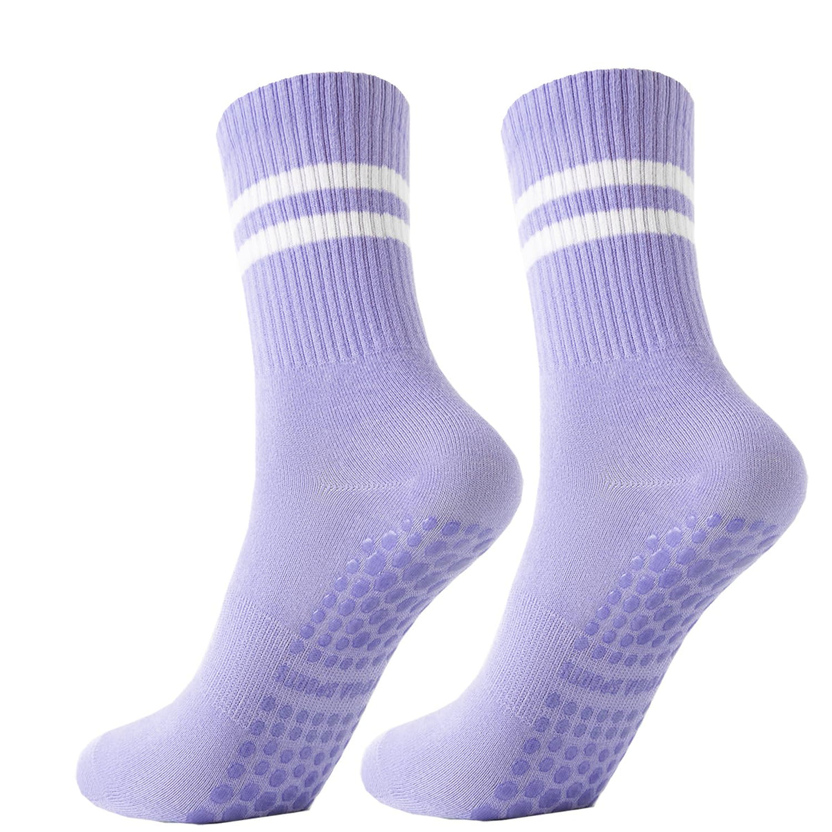 Non Slip Yoga Grip Pilates Socks for Women&Men Anti Slipper Grippy Socks for Ballet, Hospital, Dance, Trampoline, Barre