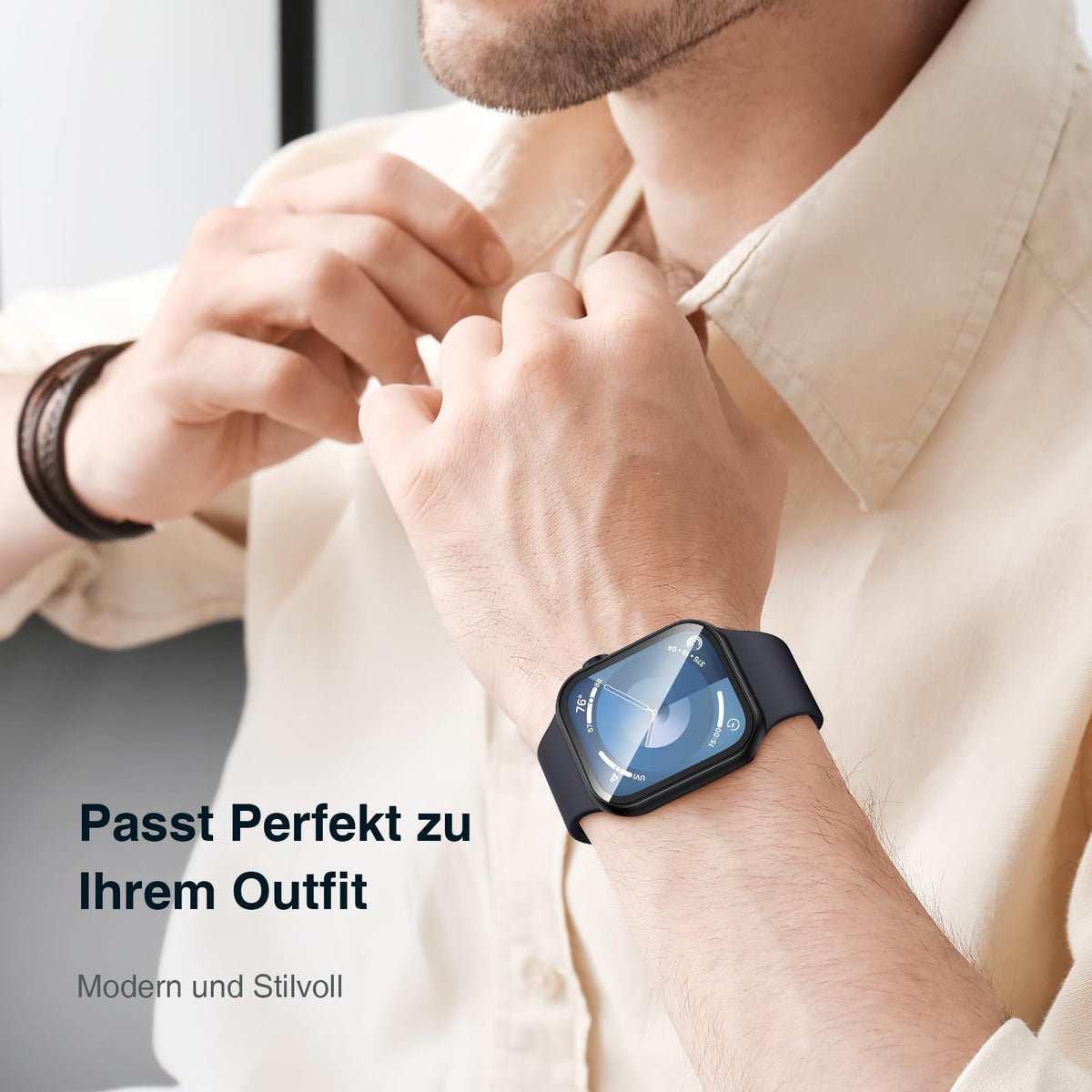 LK 6 Pack for Apple Watch Series 12/11/10 42mm Screen Protector