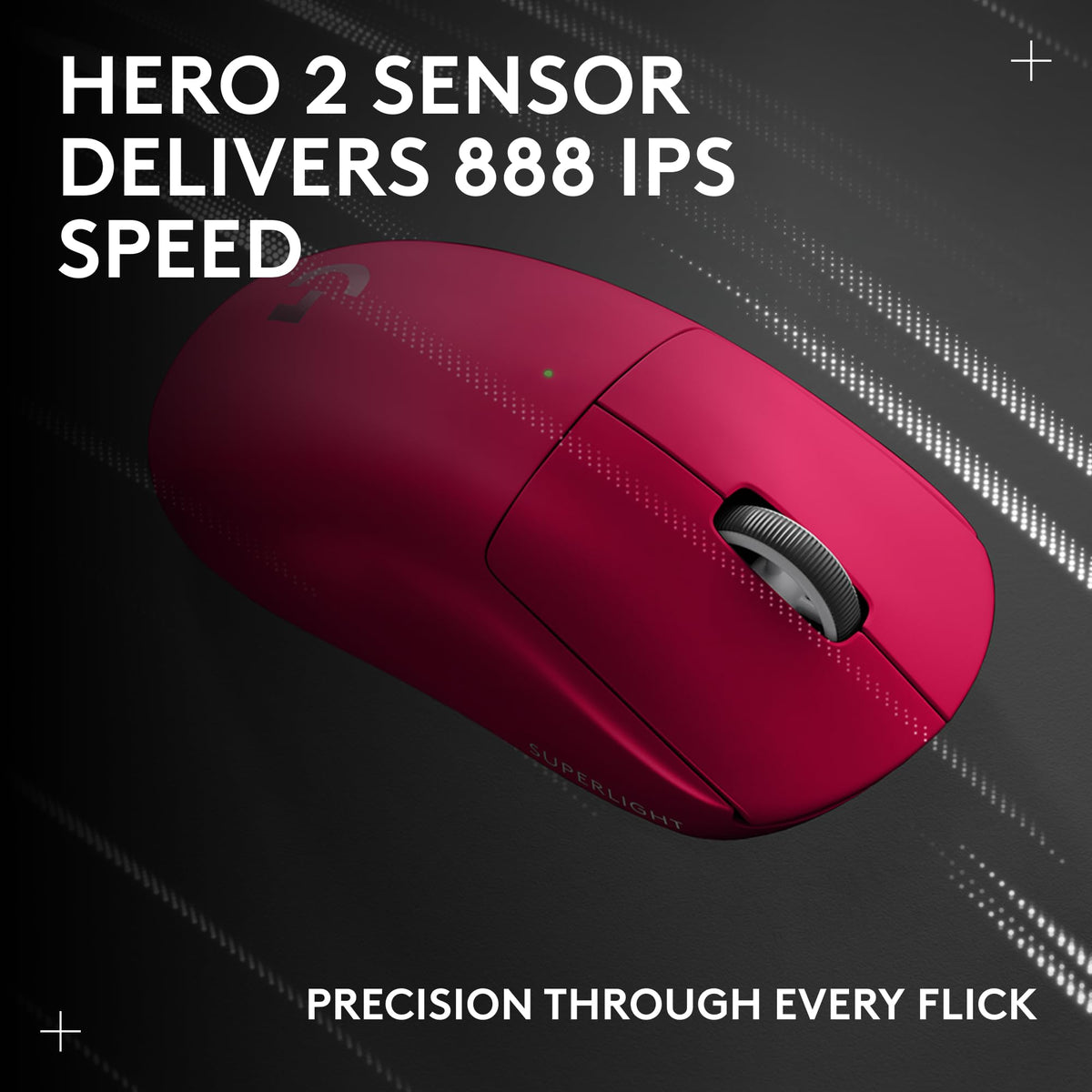Logitech G PRO X SUPERLIGHT 2 SE Wireless Gaming Mouse, 60 g pro-grade mouse with 5 programmable buttons, 44K DPI sensor, 888+ IPS, 1 kHz report rate, USB-C charging for PC/Mac - Black