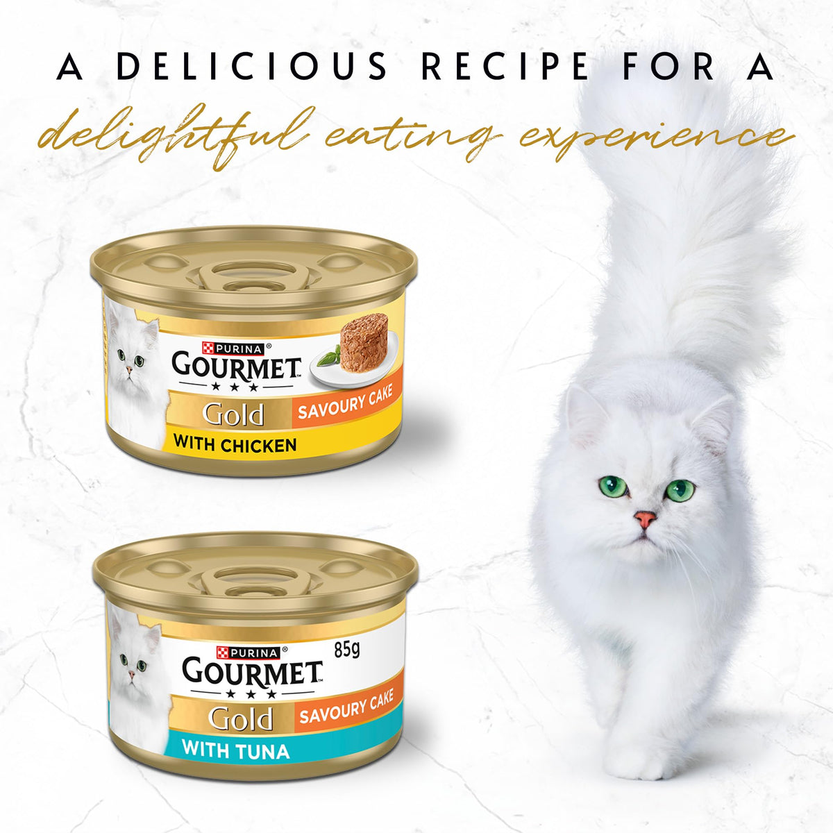 Gourmet Gold Cat Food Savoury Cake with Tuna 85g