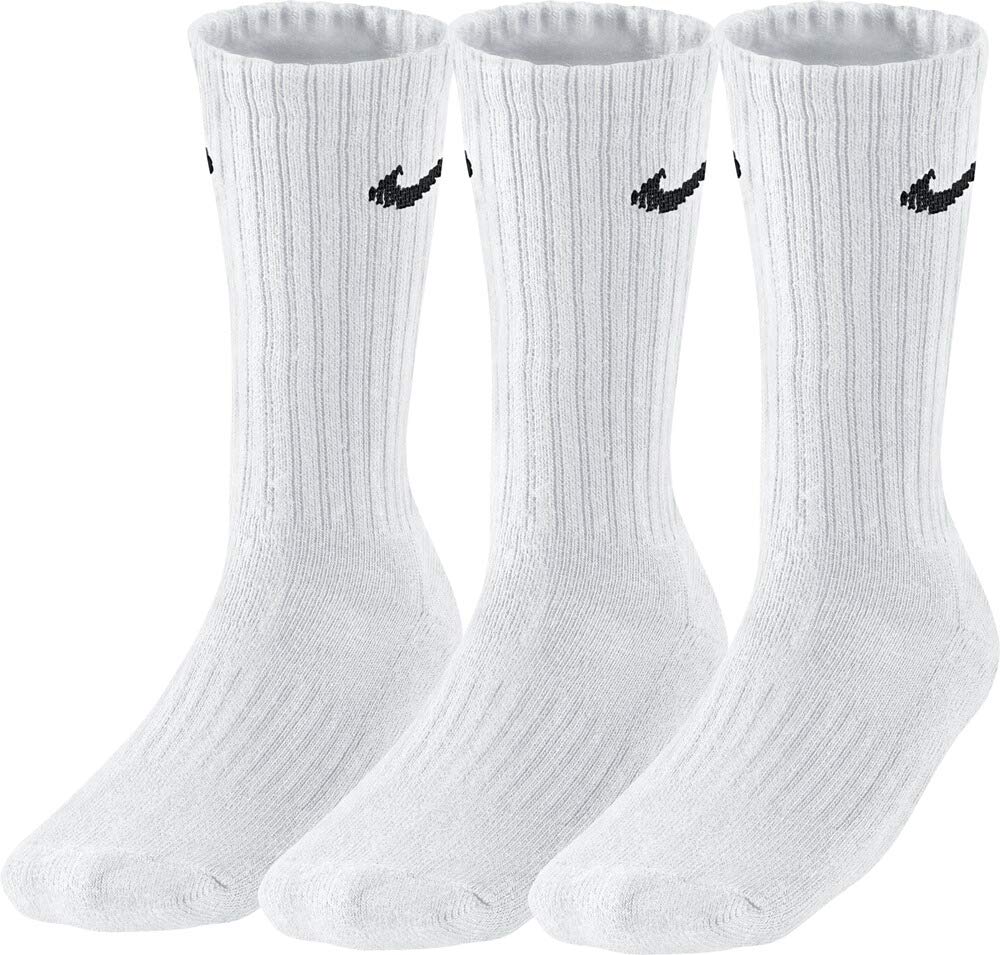 NIKE Men's U Nk Everyday Cush Crew 6pr-bd Socks