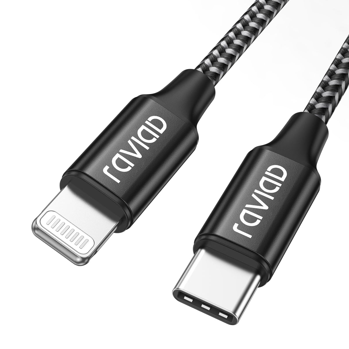 RAVIAD Extra Long USB C to Lightning Cable 3M 2Pack [MFi Certified]