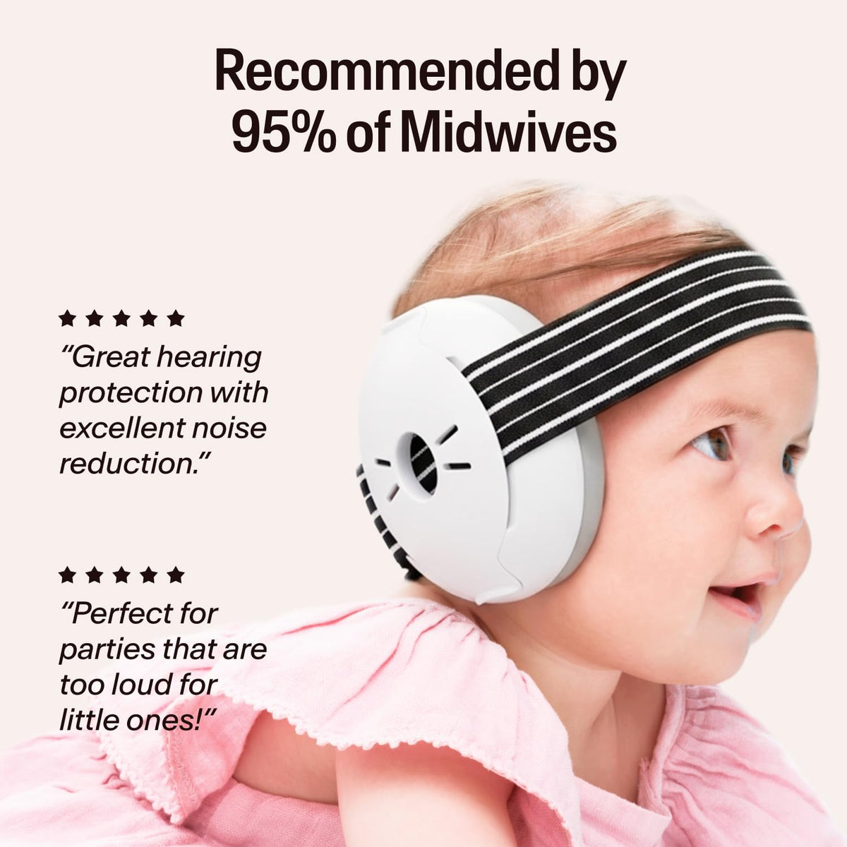Alpine Muffy Baby Comfort Ear Defenders, Adjustable up to 48 months, Green