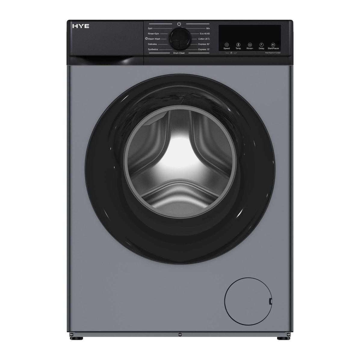 HYE Washing Machine - 7KG Drum, 1200RPM, White