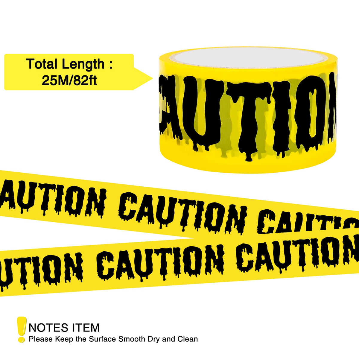 Halloween Decorations DO NOT ENTER Tape Adhesive 25M