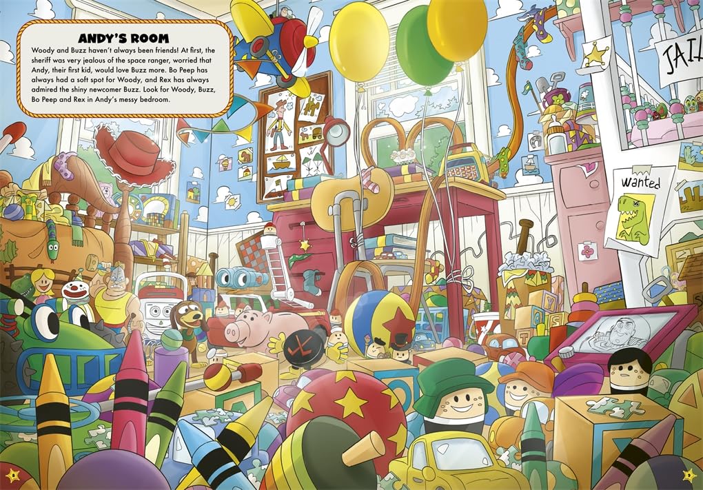 Where are Woody and Buzz?: A Disney Pixar Toy Story Search and Find Activity Book