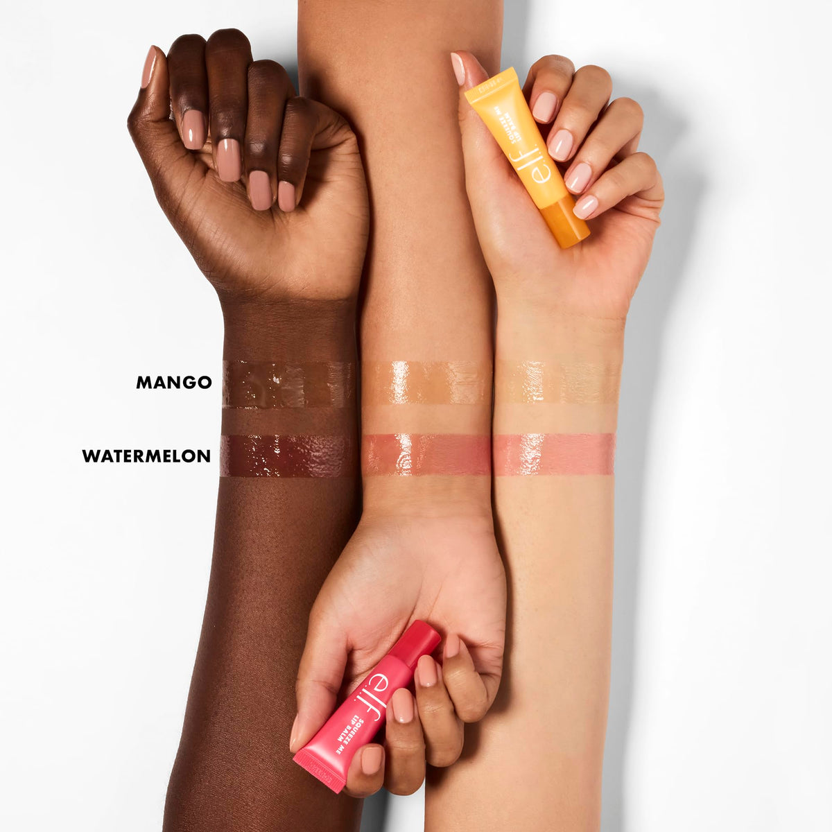 e.l.f. Squeeze Me Lip Balm Duo, Moisturizing Lip Balm for a Sheer Tint of Colour, Infused with Hyaluronic Acid, Vegan & Cruelty-Free, CHERRY/BUBBLEGUM