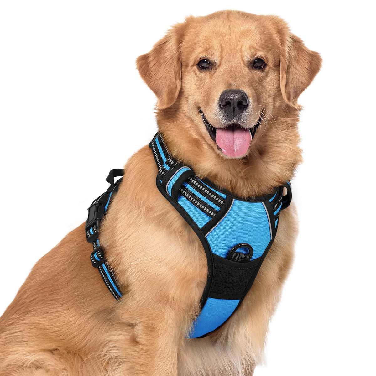 rabbitgoo Dog Harness Large Dog, No Pull Vest with Front Clip & Handle