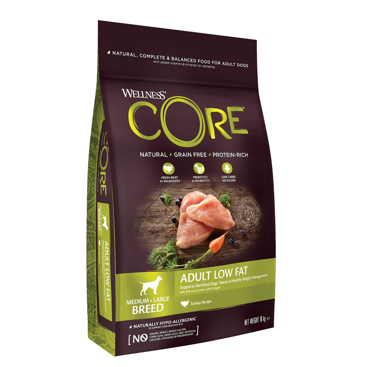 Wellness CORE Active Life 10 kg, Chicken & Turkey – Dry Dog Food