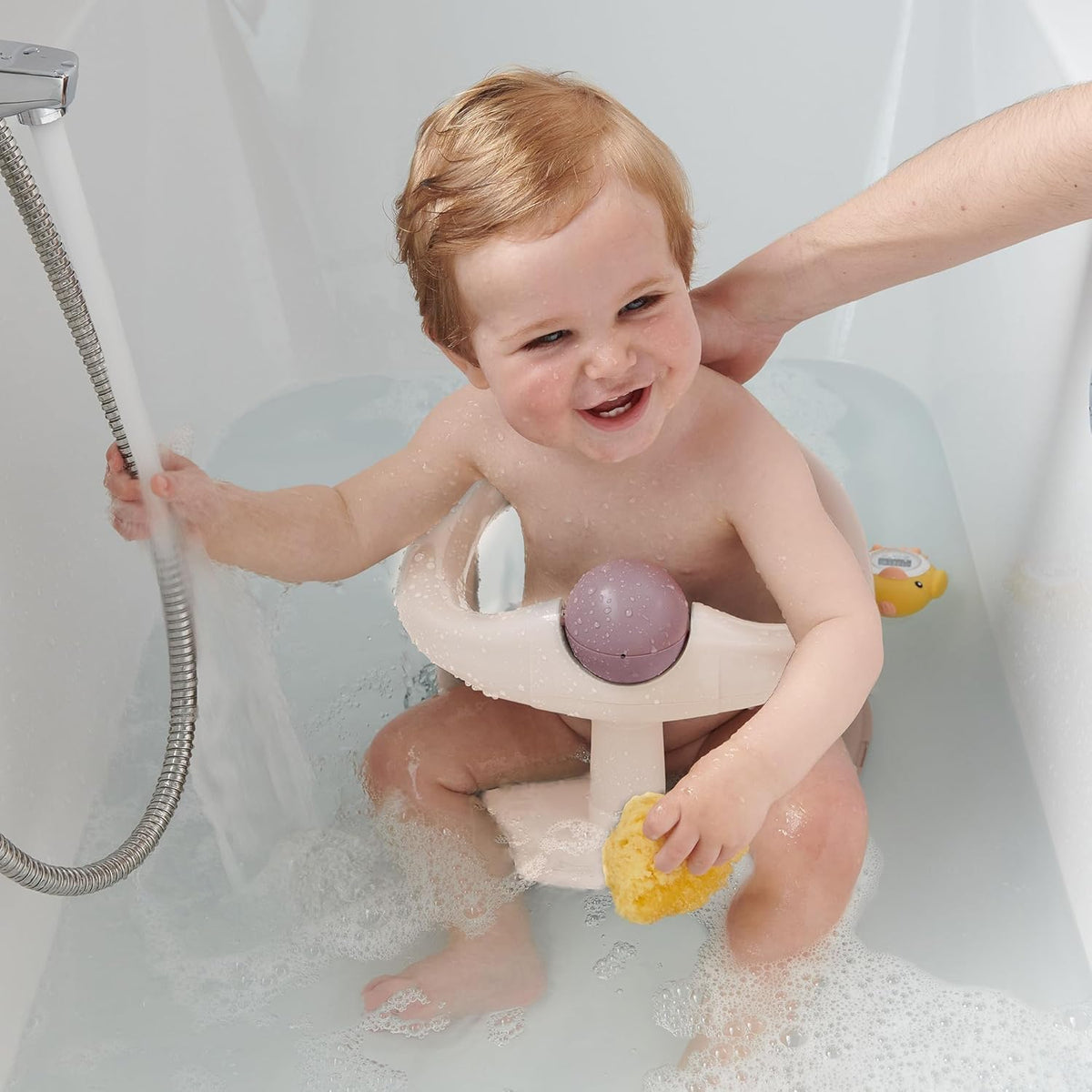 Bebeconfort Playful Swivel Baby Bath Seat, 0–10 kg, Blue