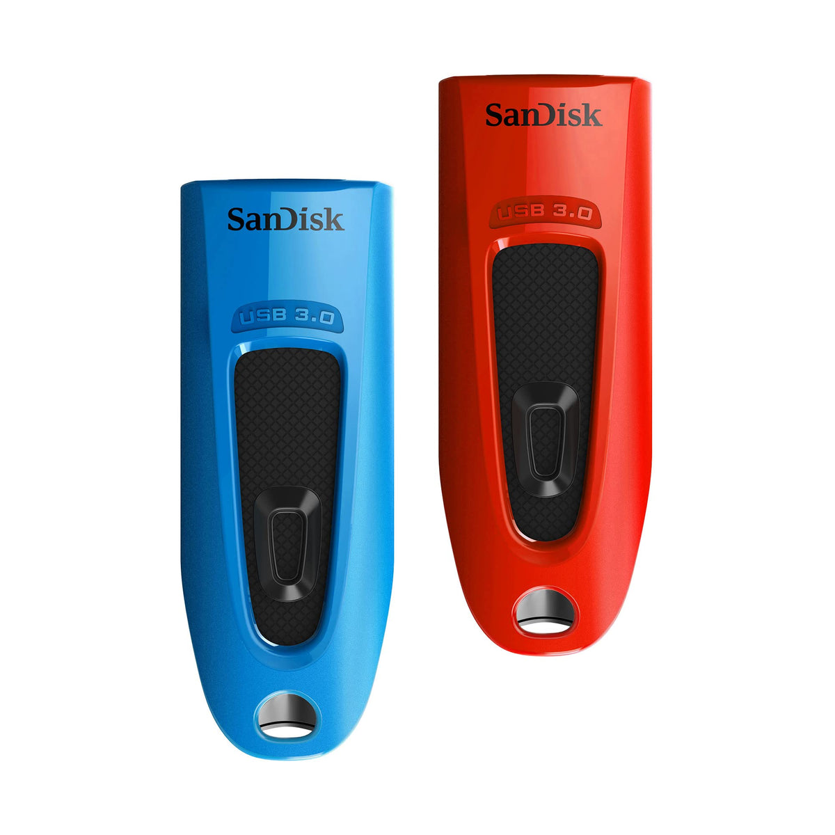 SanDisk Ultra 32 GB USB Flash Drive USB 3.0 Up to 130 MB/s Read - Twin Pack, Red/Blue (Pack of 5)