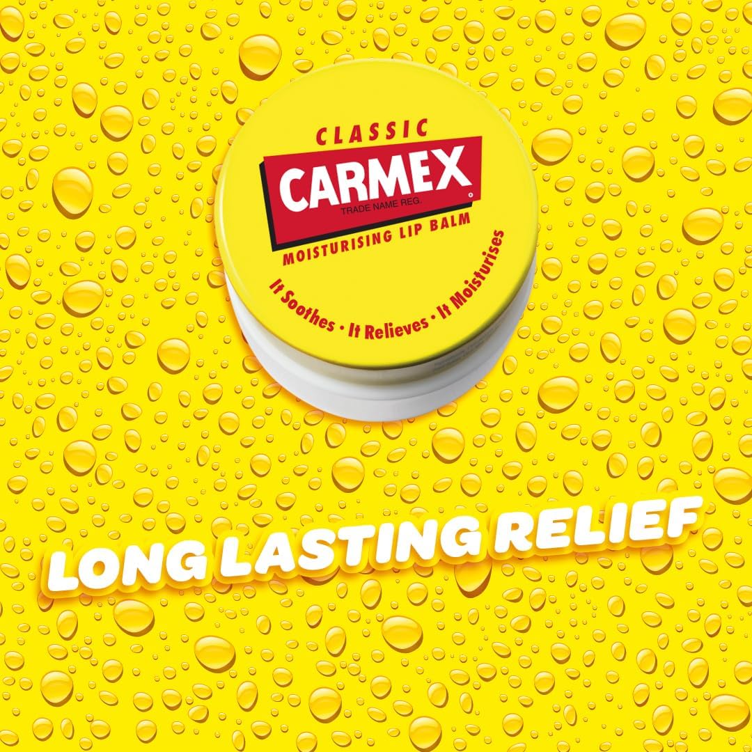 Carmex CLASSIC Moisturising Lip Balm For Dry And Chapped Lips 7.5g
