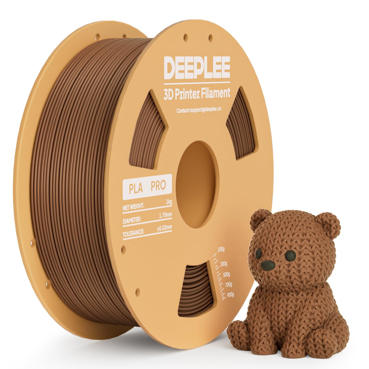 DEEPLEE PLA Filament 1.75mm PLA Pro White*1