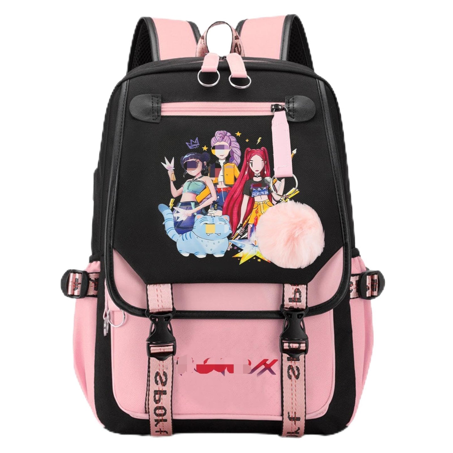 yumcute De-mn Backpack Kids, Teen Game School Bags, Children Primary Schoolbag, Children's School Backpack, 17 Inch Large Capacity Travel Rucksack Waterproof Boys Girls Book Bags for Aged 3-12 Years