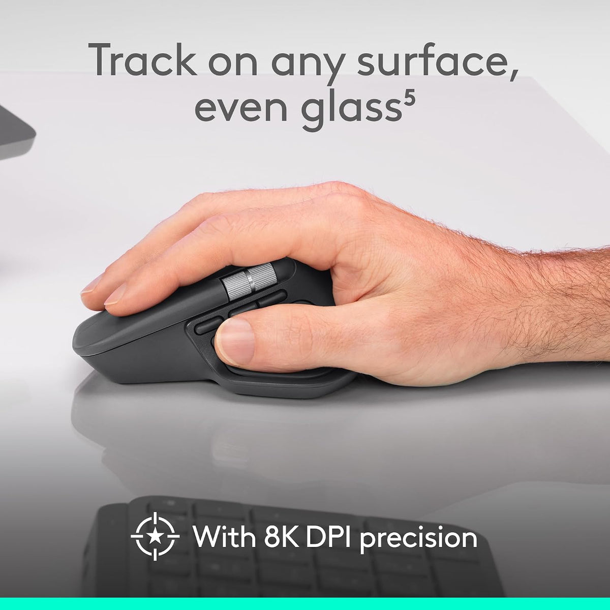 Logitech MX Master 4, Ergonomic Wireless Mouse