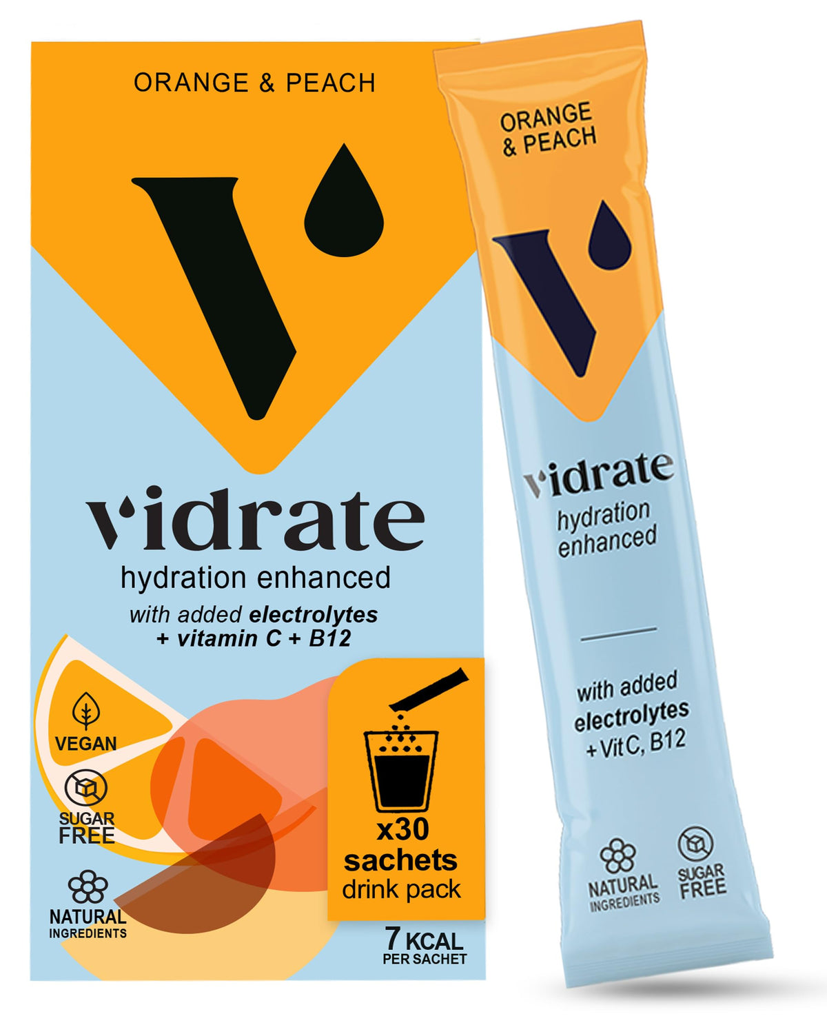 Vidrate Electrolytes Powder, Mixed Berry Variety Pack, 30 Sachets