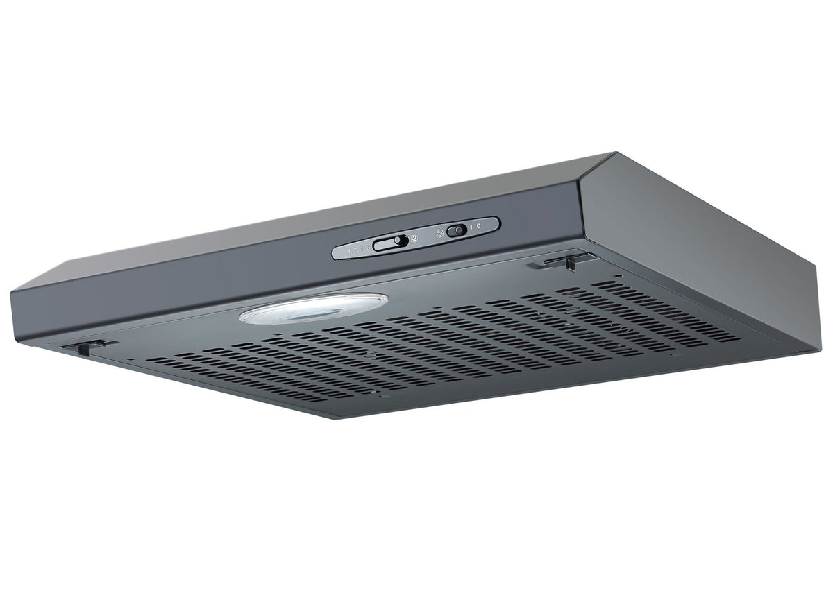 Cookology 50cm Wall Visor Cooker Hood + Ducting Kit - Stainless Steel