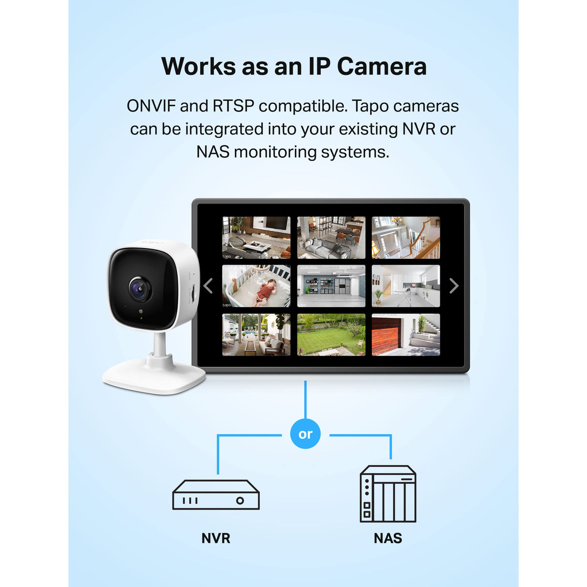 Tapo TC60 Full HD Indoor Security Camera Pet Camera Baby Camera