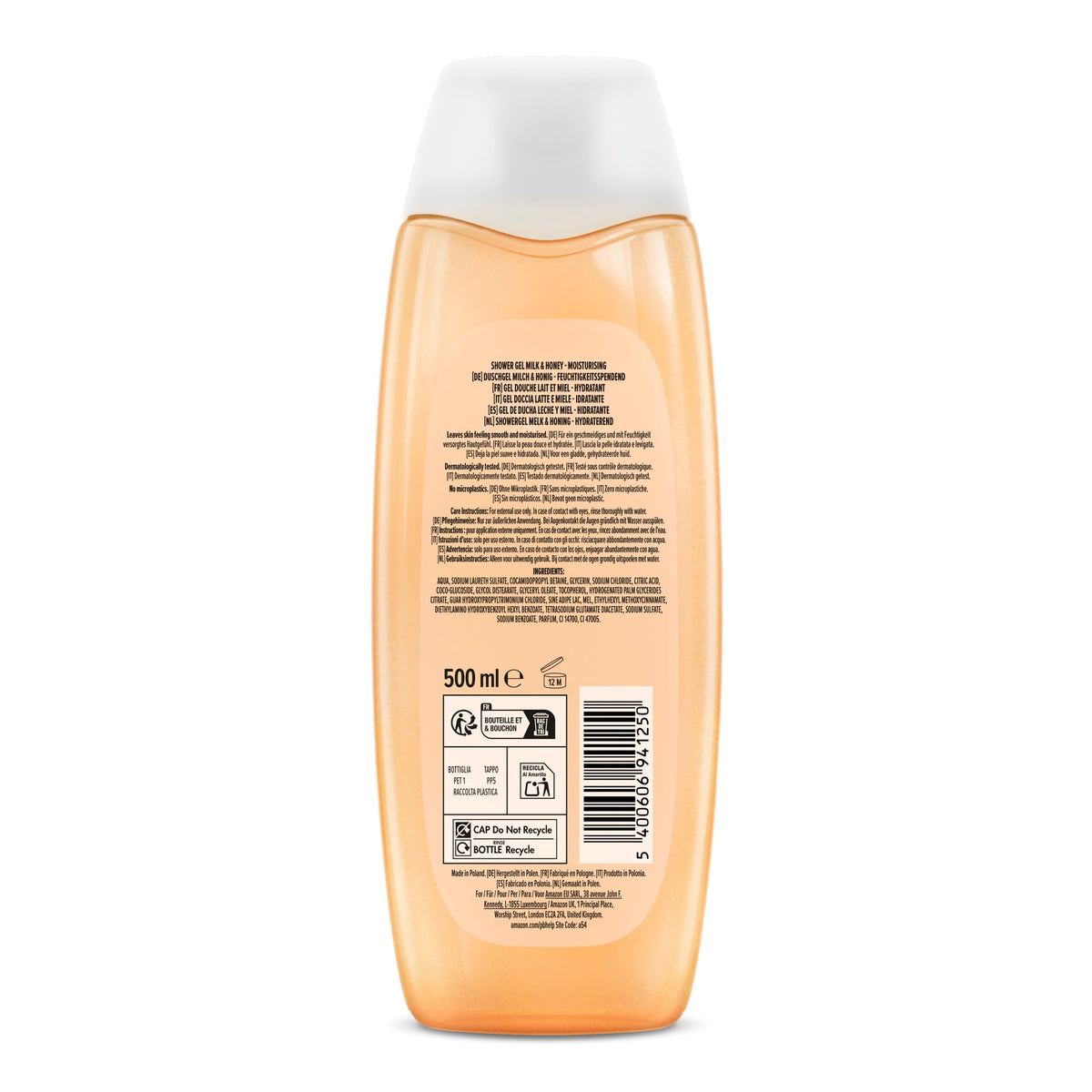 by Amazon Vanilla & Coconut Shower Gel, 2 x 500ml