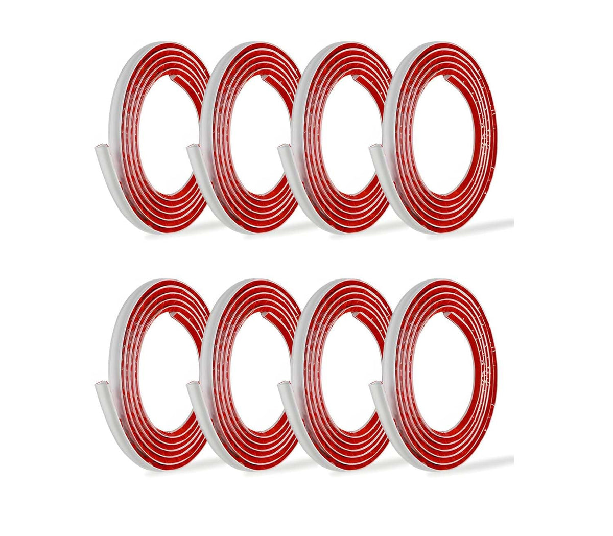 Zayejod PVC Quadrant Trim Flexible Laminate Beading Self Adhesive White