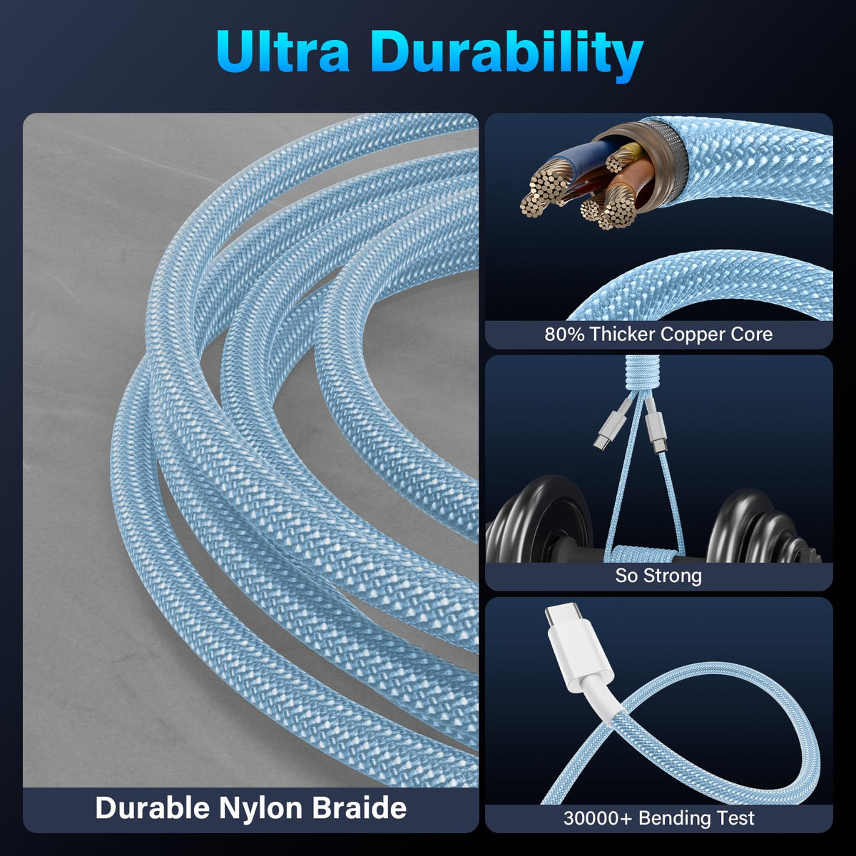 USB C to USB C Charger Cable, 2M 60W Type C Cable Lead Fast Charging, Phone Charger USB C iPhone Cable for Apple iPhone 18 17 16 Series MacBook iPad Pro/Air Samsung Galaxy S26/S25 Google Pixel 2Pack