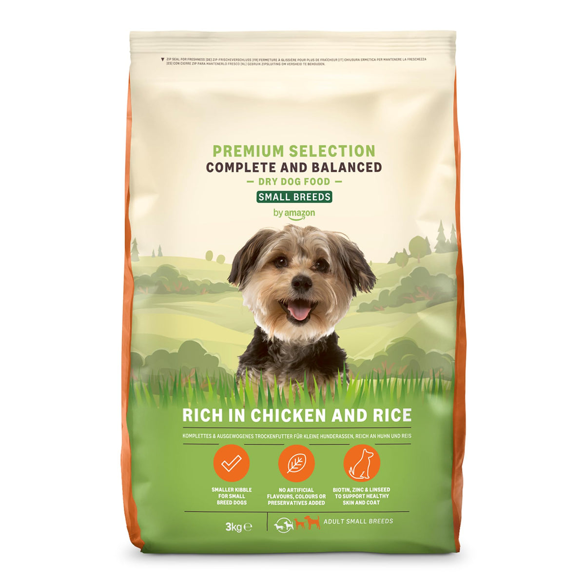 by Amazon Complete Dry Dog Food Rich in Chicken & Rice 3kg