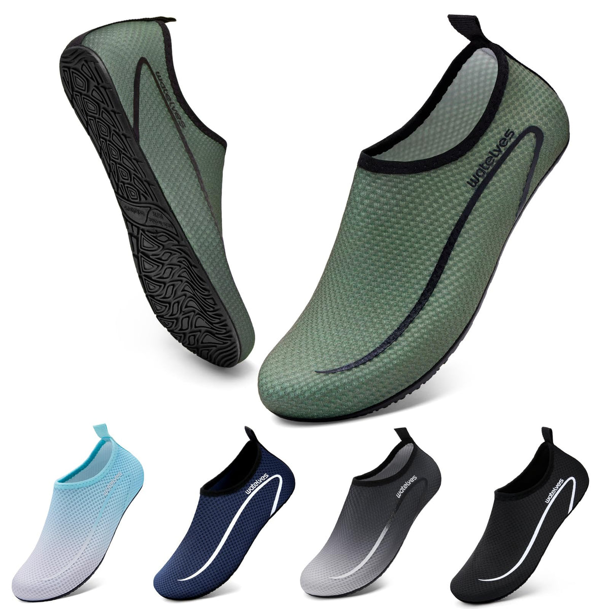 Swim Water Shoes Aqua Socks Barefoot for Sea Beach Swimming Shoes Pool Ladies Women Mens