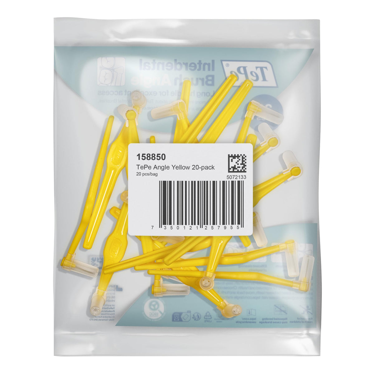 TePe Interdental Brush Angle, Pink, 0.4mm/ISO 0, 6pcs, Carton Pack