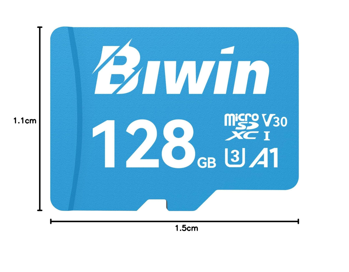 Biwin MS100 Micro SDXC Card 32GB, MicroSD UHS-I Memory Card, A1, V10, U1 Class 10, Up to 100 MB/s Read Speeds for Smartphones, Tablets, Home Security Camera and Dash Cams