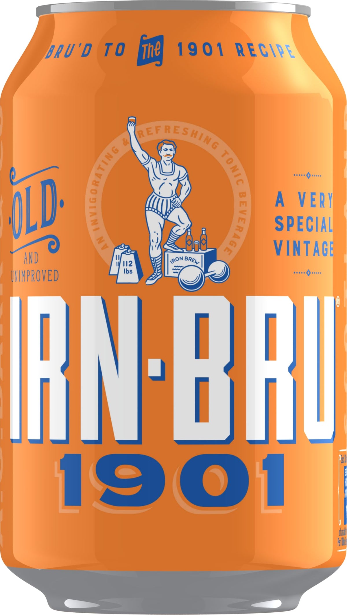 IRN-BRU Carbonated Soft Drink, 24 Pack, 330ml Cans