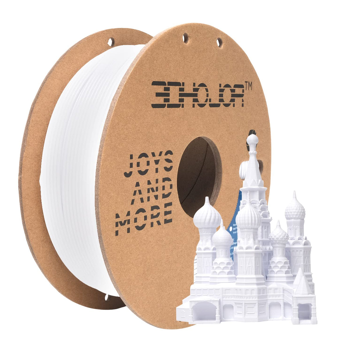 3DHoJor PLA+ PLA Plus Filament 1.75mm 1kg(2.2lbs) for 3D Printers,Yellow