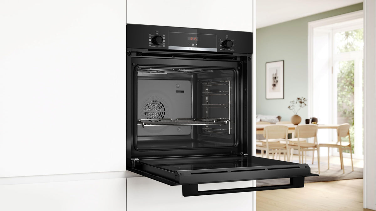 Bosch Series 4 HQA534BS3B Built-in Single Oven, A+ Rated, Brushed Steel