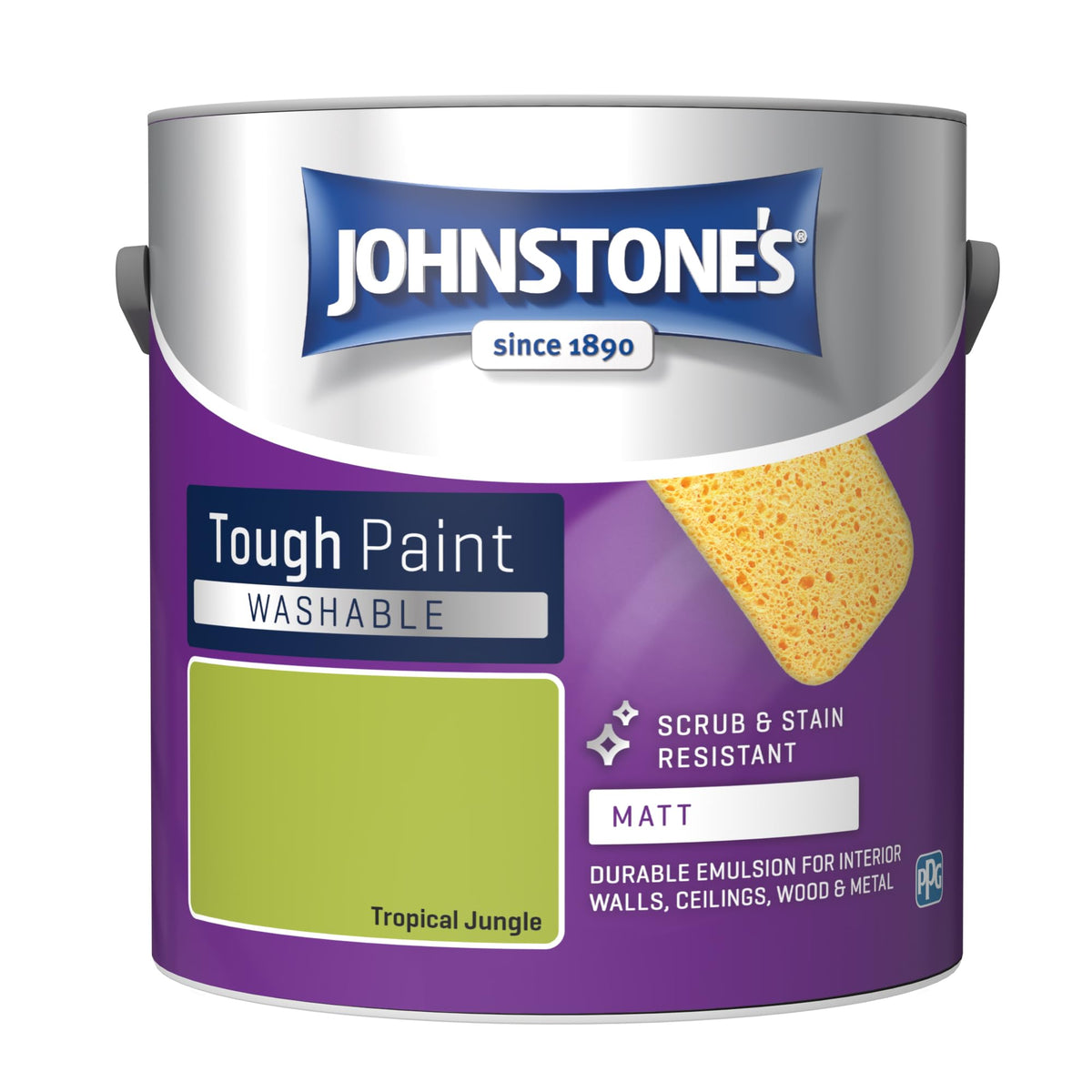 Johnstone's - Washable Matt Wall & Ceiling Paint - Rosebud - 2.5L