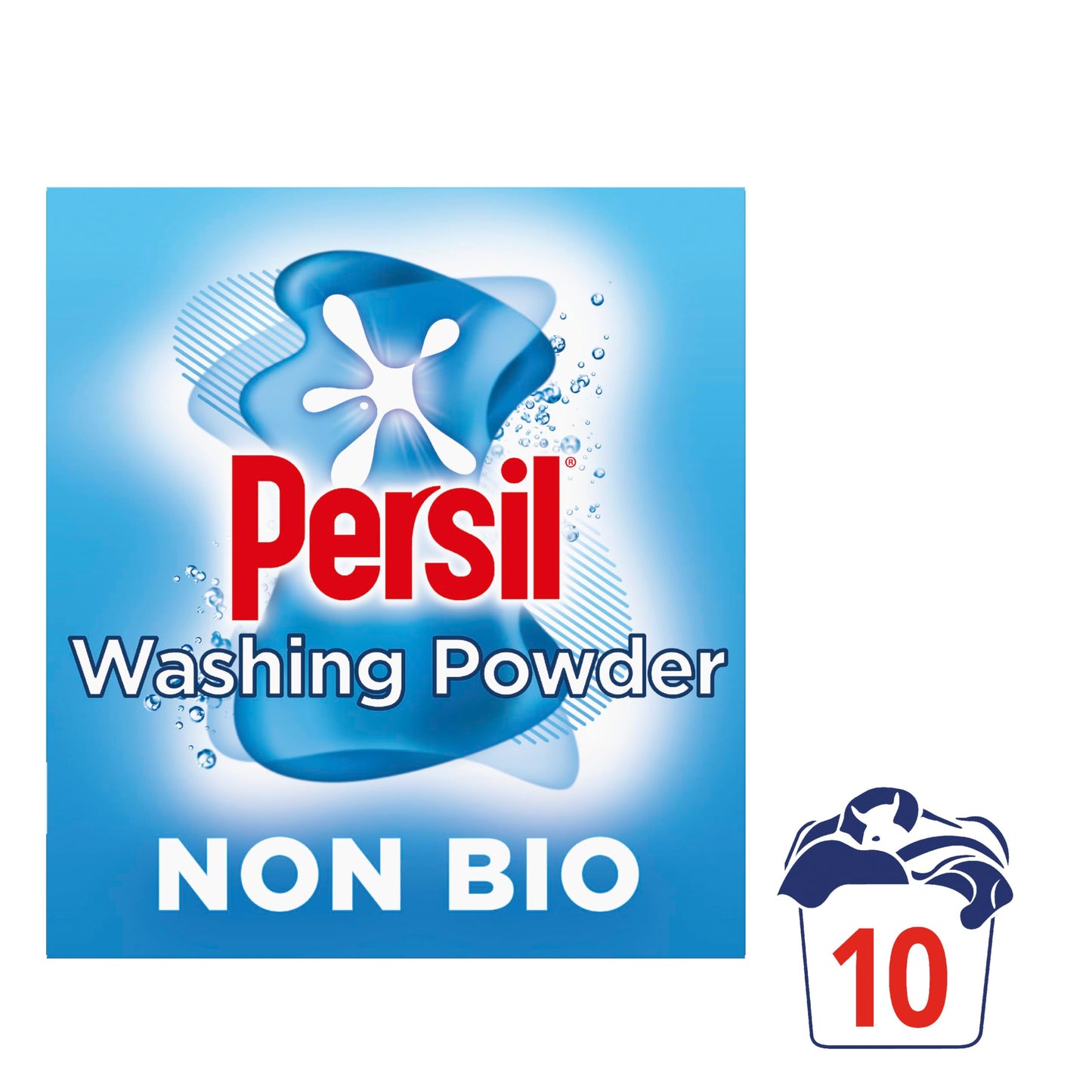 Persil Non Bio Washing Powder gentle next to sensitive skin for outstanding stain removal in cold washes 10 washes (500 g)
