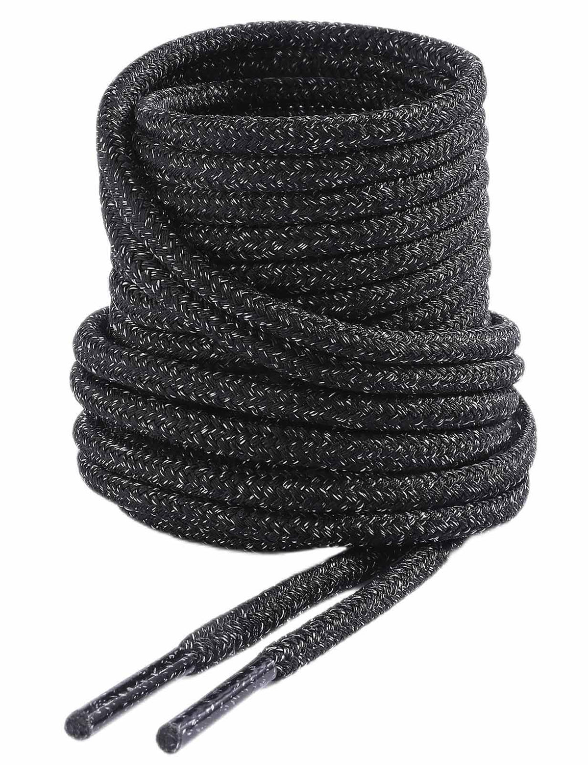 VSUDO Round Boots Laces, 4mm Diameter Work & Hiking Shoe Laces for Boots