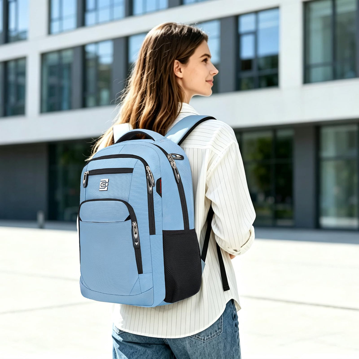 KASIBON Laptop Backpack for Men, Anti-Theft Travel Backpack Business